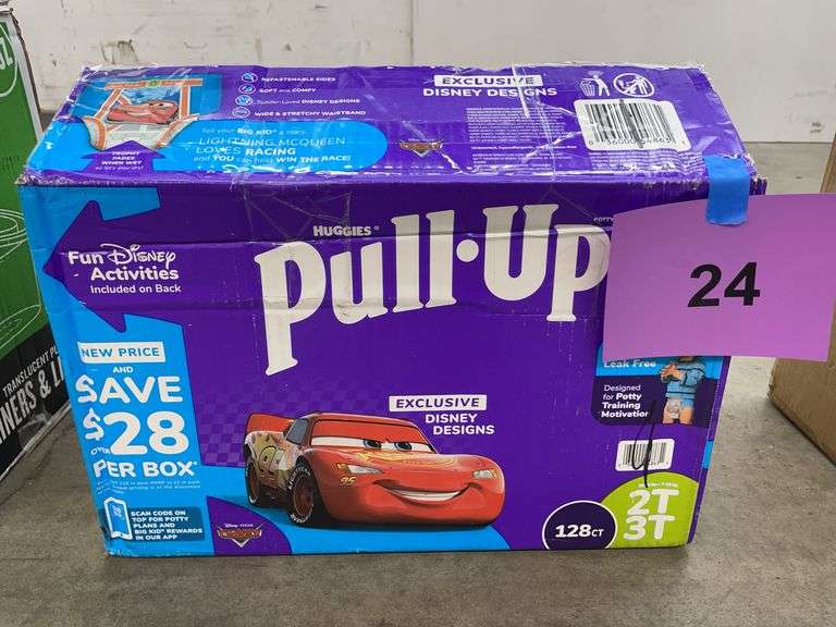 BOX OF HUGGIES PULL-UPS SIZE 2T-3T