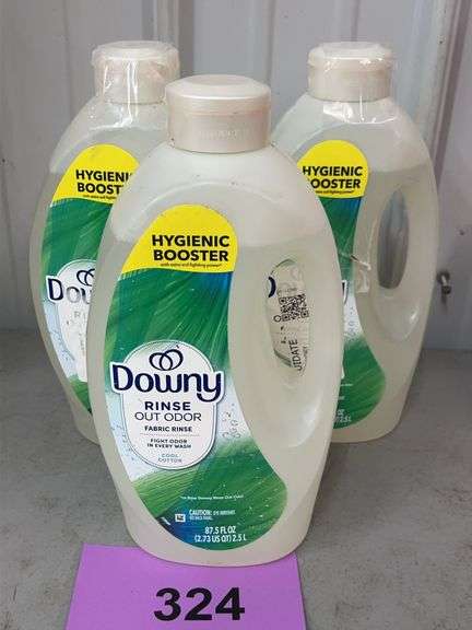(3) JUGS OF DOWNY RINSE OUT ODOR FABRIC RINSE