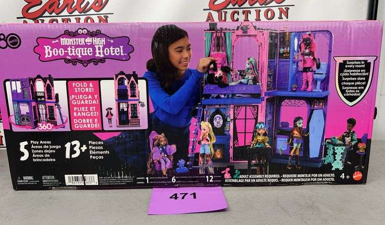 MONSTER HIGH BOO-TIQUE HOTEL PLAYSET IN BOX