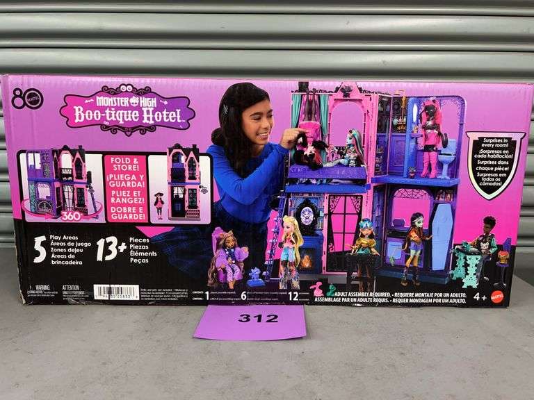 MONSTER HIGH BOO-TIQUE HOTEL PLAYSET IN BOX