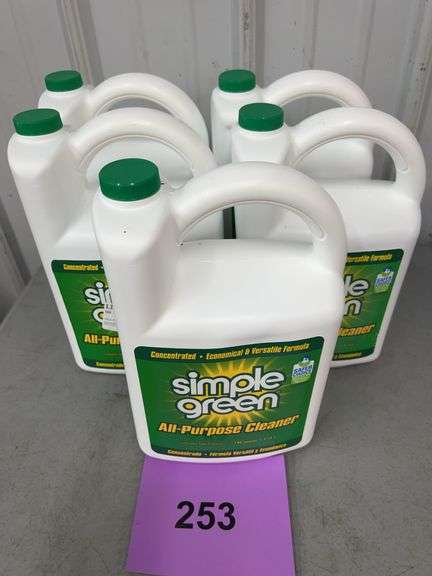 (5) JUGS OF SIMPLE GREEN ALL-PURPOSE CLEANER