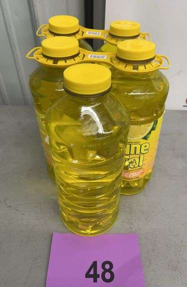 (5) BOTTLES OF PINE-SOL LEMON FRESH CLEANER