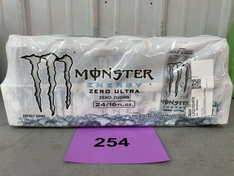 PACK OF MONSTER ENERGY ZERO ULTRA