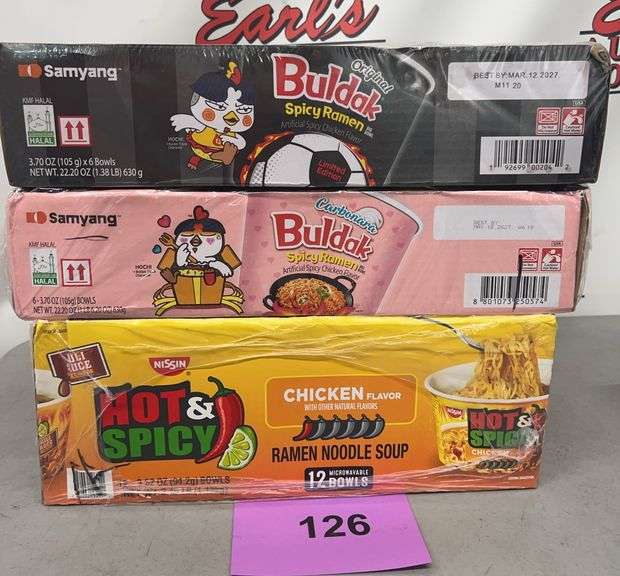 (3) PACKS OF RAMEN