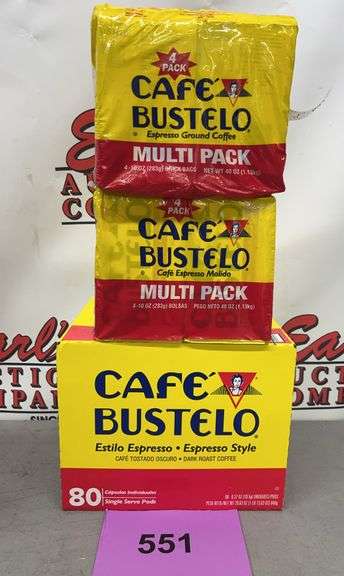 3PC CAFE BUSTELO LOT - (2) MULTI PACKS & PODS