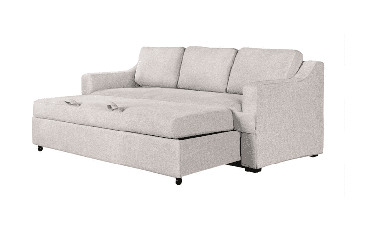 SERTA HADDINGTON PULLOUT SOFA BED IN BOX - LINEN