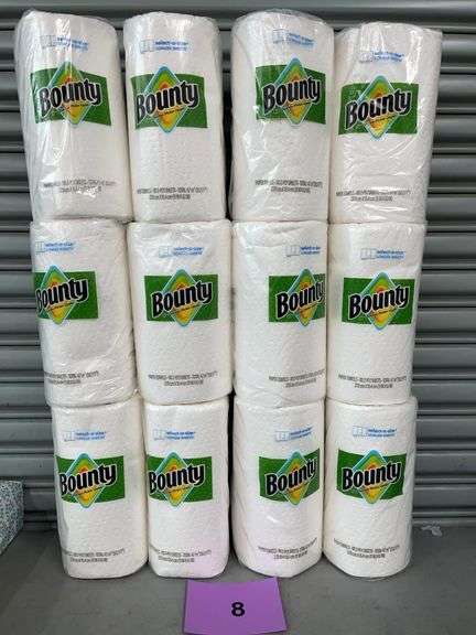 (12) ROLLS OF BOUNTY PAPER TOWELS