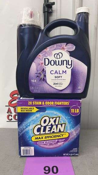 2PC LAUNDRY LOT - DOWNY CALM & OXICLEAN