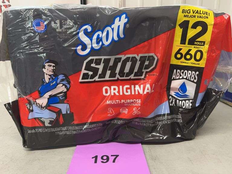 PACK OF SCOTT SHOP TOWELS