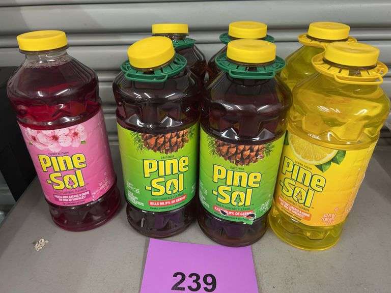 (7) BOTTLES OF PINE-SOL MULTI-SURFACE CLEANER