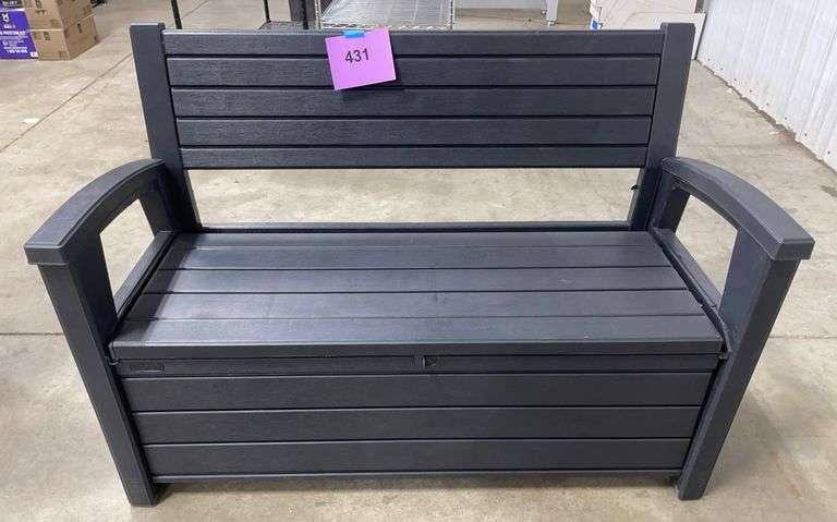 KETER STORAGE BENCH - BLACK
