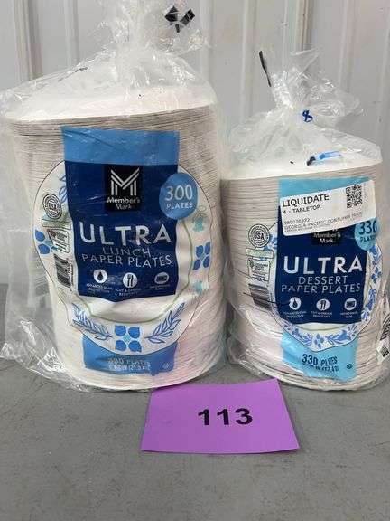 (2) PACKS OF PAPER PLATES