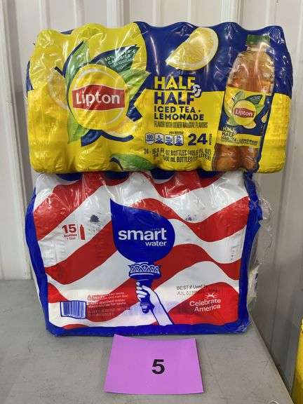 2PC BEVERAGE LOT - LIPTON HALF & HALF & SMARTWATER