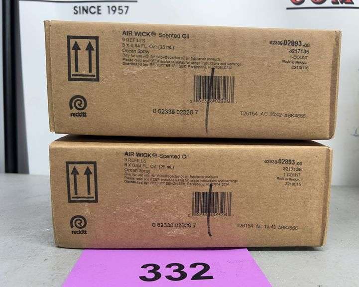 (2) BOXES OF AIR WICK SCENTED OIL REFILLS