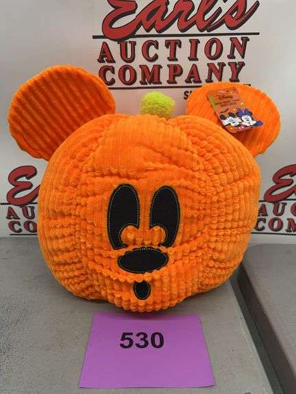 DISNEY MICKEY MOUSE HALLOWEEN PUMPKIN PLUSH