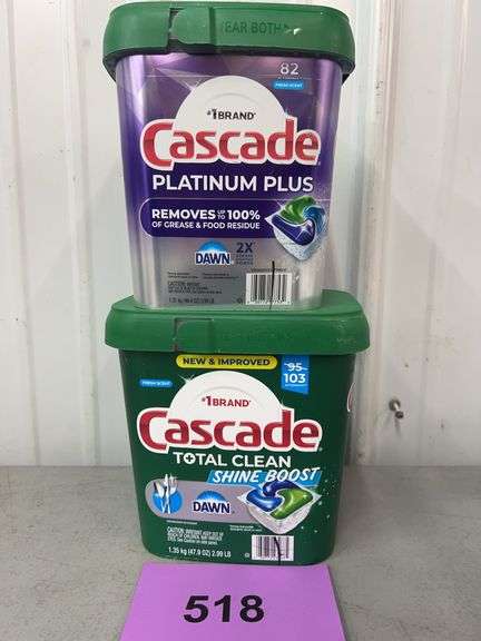 (2) PACKS OF CASCADE DISWASHER PODS
