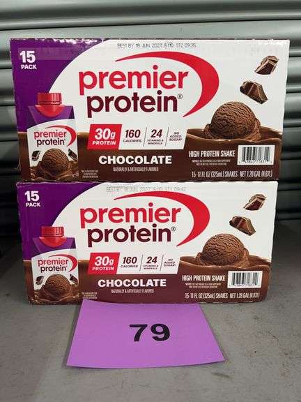 (2) BOXES OF PREMIER PROTEIN CHOCOLATE SHAKES