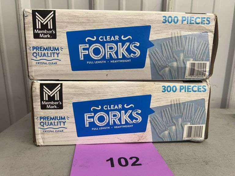 (2) BOXES OF CLEAR FORKS
