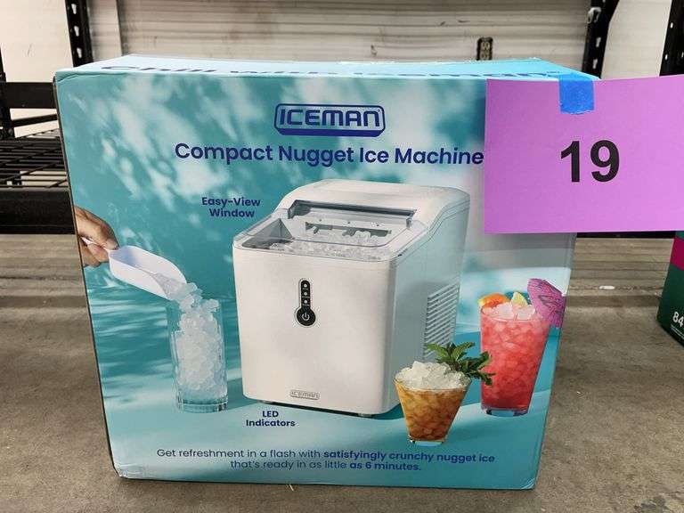 ICEMAN COMPACT NUGGET ICE MACHINE IN BOX