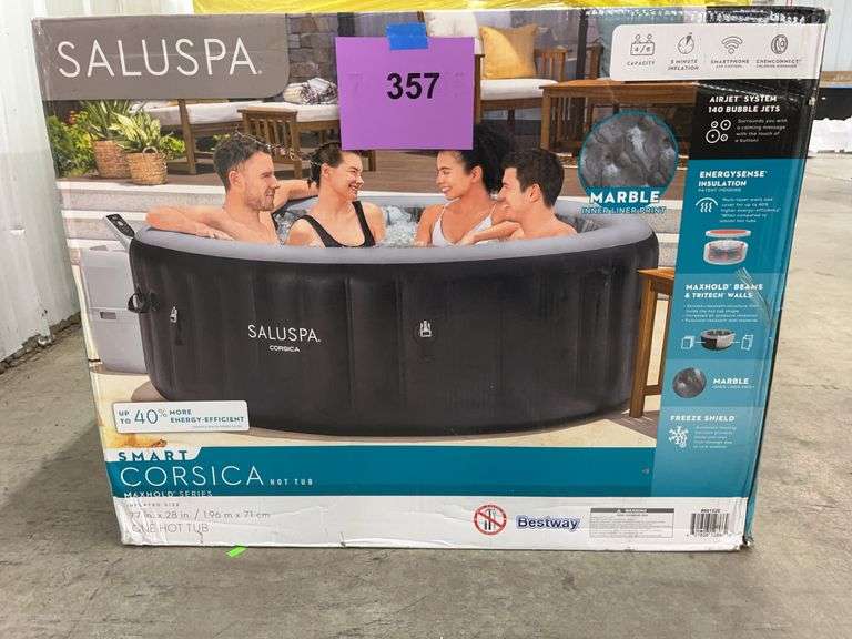 SALUSPA SMART CORSICA HOT TUB IN BOX