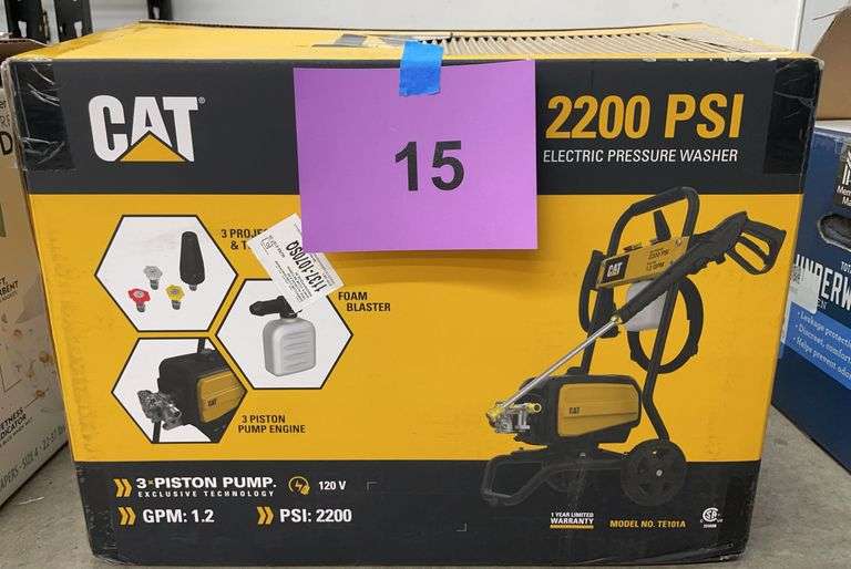CAT 2200 PSI ELECTRIC PRESSURE WASHER IN BOX