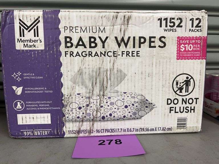 PACK OF FRAGRANCE FREE BABY WIPES