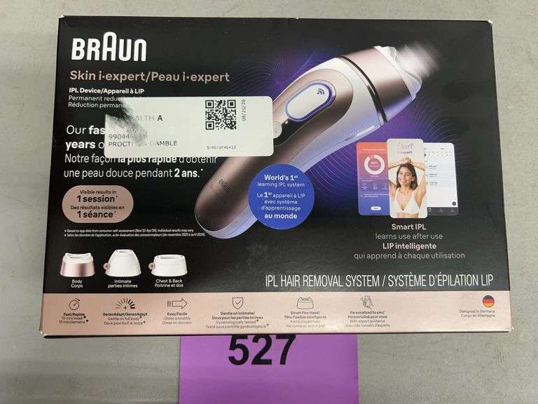 BRAUN SKIN I-EXPERT IPL HAIR REMOVAL SYSTEM IN BOX