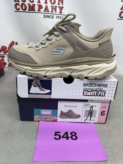 SKECHERS LADIES SWIRL AMBER SHOES SIZE 6