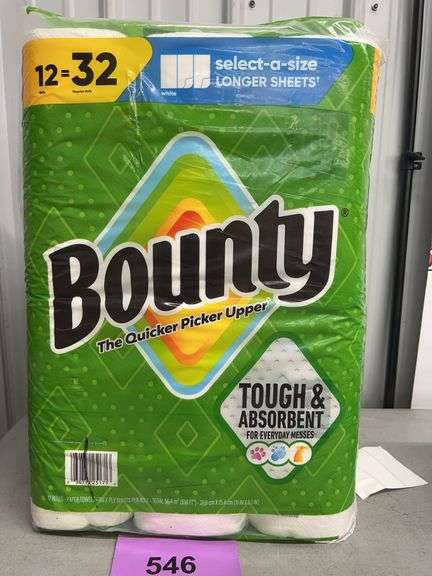 PACK OF BOUNTY SELECT-A-SIZE PAPER TOWELS