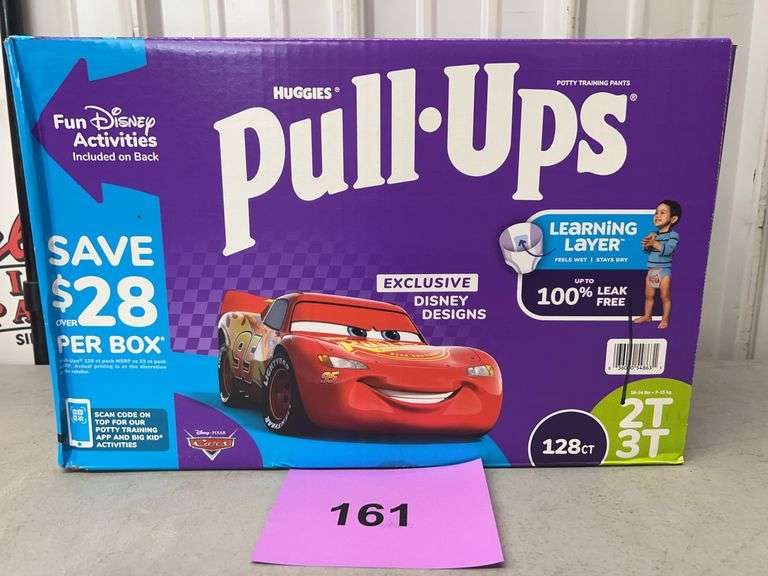 HUGGIES PULL-UPS CARS POTTY TRAINING PANTS SIZE 2T/3T