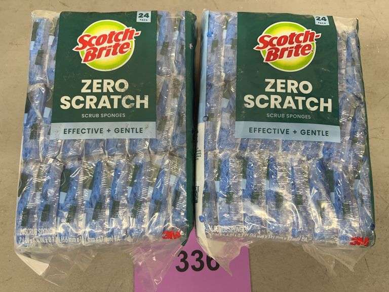 (2) PACKS OF SCOTCH-BRITE ZERO SCRATCH SCRUB SPONGES
