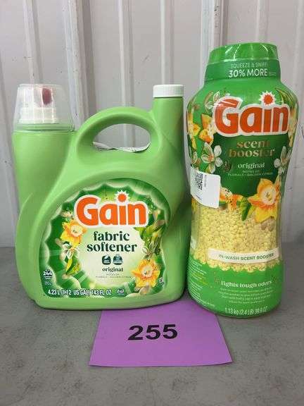 2PC GAIN LOT - FABRIC SOFTENER & SCENT BOOSTER