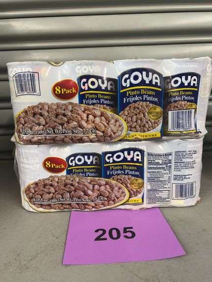 (2) PACKS OF GOYA PINTO BEANS