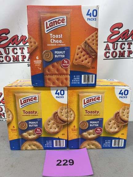 (3) PACKS OF LANCE CRACKERS