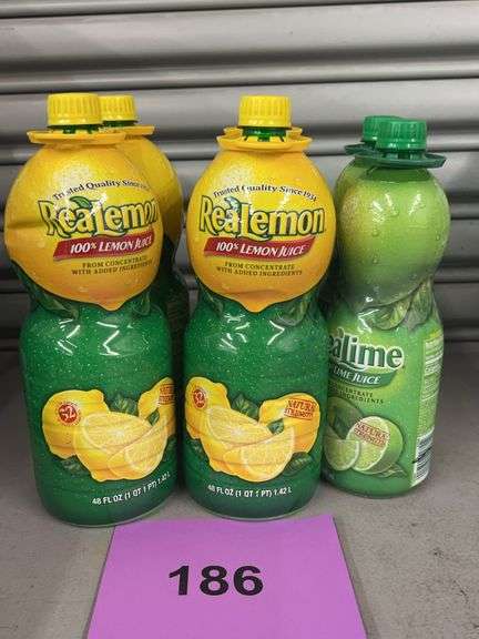 (6) BOTTLES OF LEMON/ LIME JUICE