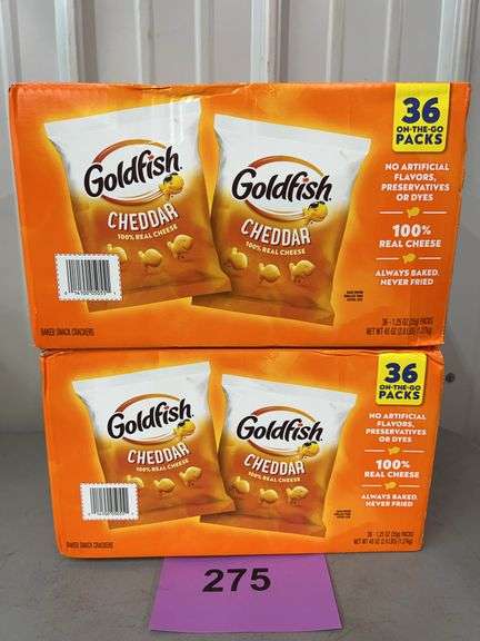 (2) BOXES OF GOLDFISH