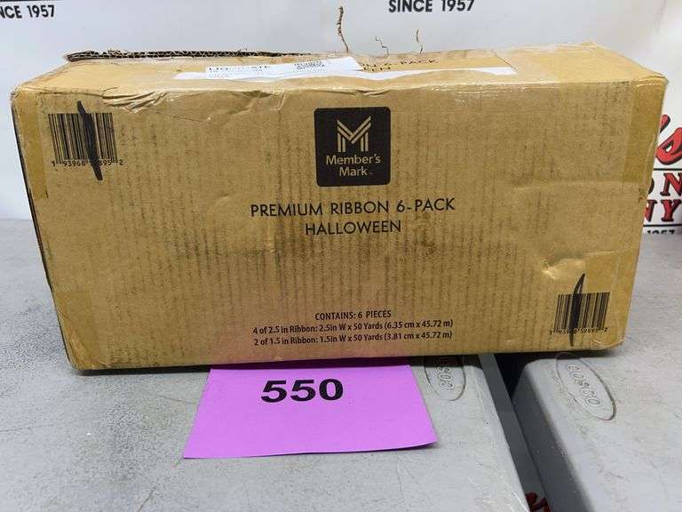 BOX OF PREMIUM RIBBON - HALLOWEEN