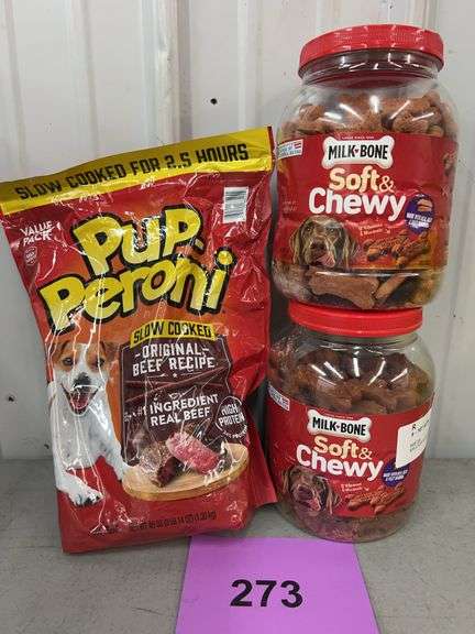 (3) PACKS OF DOG TREATS
