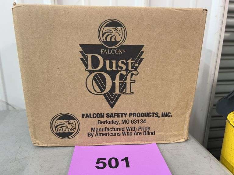 CASE OF FALCON DUST-OFF COMPRESSED AIR IN BOX