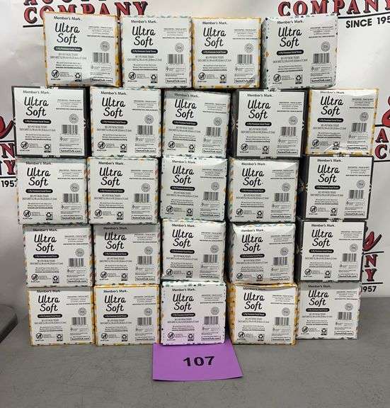 LARGE LOT OF FACIAL TISSUE BOXES