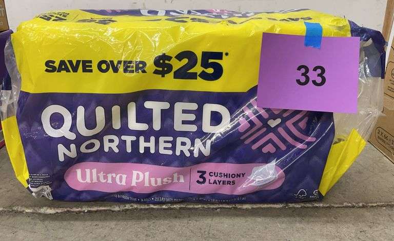 PACK OF QUILTED NORTHERN ULTRA PLUSH BATH TISSUE