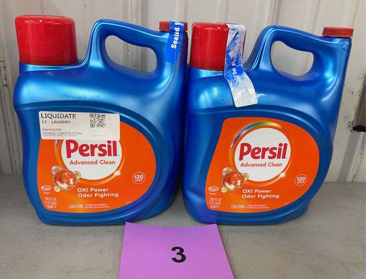 (2) JUGS OF PERSIL ADVANCED CLEAN DETERGENT