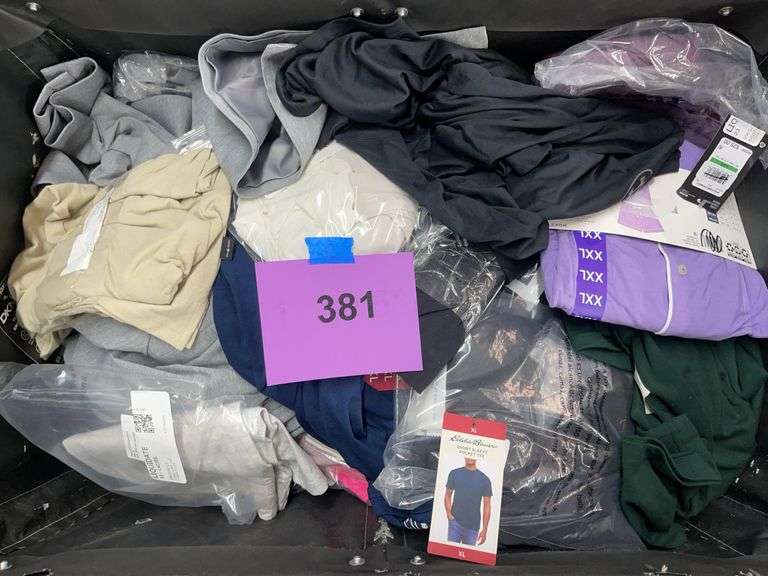APPROX 100PCS OF CLOTHING ITEMS - ASSORTED SIZES