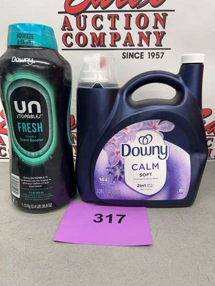 2PC DOWNY LOT - UNSTOPABLES SCENT BOOSTER & CALM FABRIC SOFTENER
