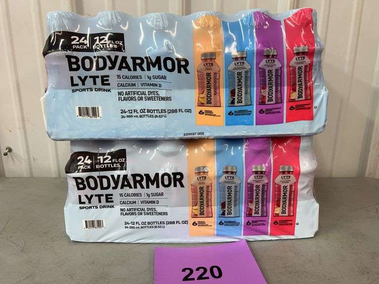 (2) CASES OF BODYARMOR LYTE SPORTS DRINK