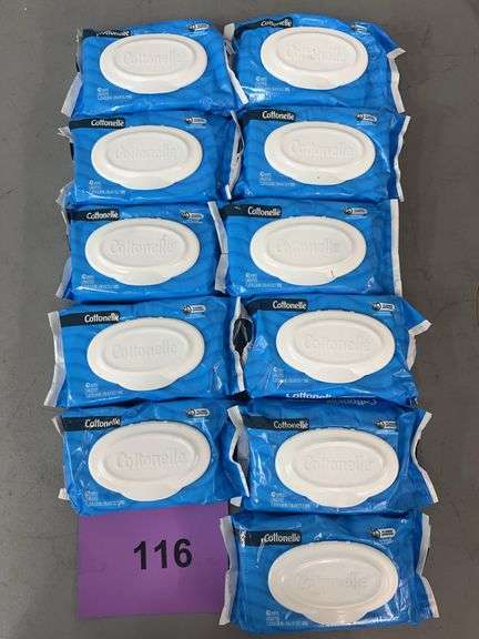 (11) PACKS OF COTTONELLE FLUSHABLE WIPES