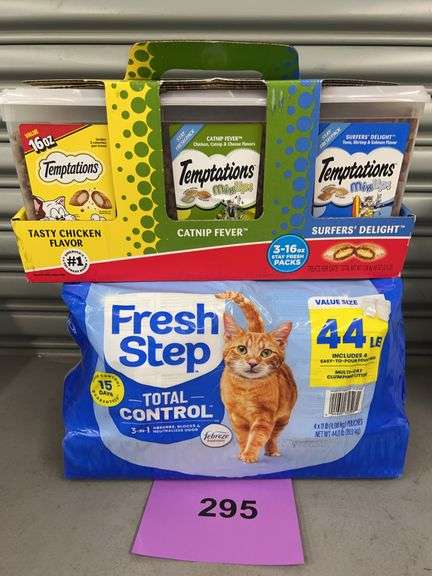 2PC CAT LOT - TREATS & LITTER
