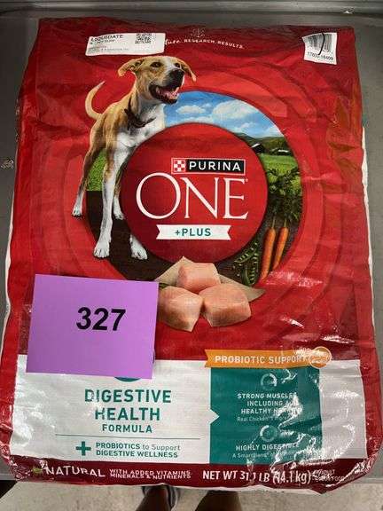 31LB BAG OF PURINA ONE DIGESTIVE HEALTH DOG FOOD