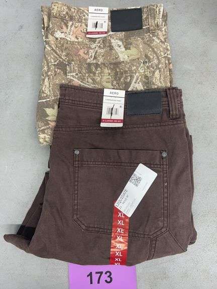(2) PAIRS OF MENS PANTS SIZE XL