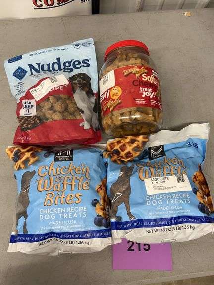 (4) PACKS OF DOG TREATS